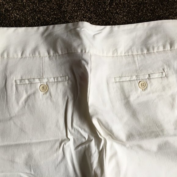 Women's Off White Ruby Rd Pants Slacks Front Zip Size 12 - Picture 7 of 7